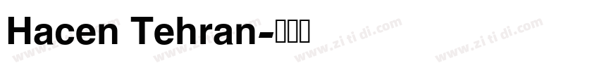 Hacen Tehran字体转换